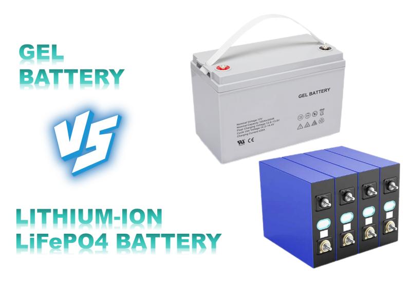 Gel-Batterie vs. Lithium-LiFePO4-Batterie